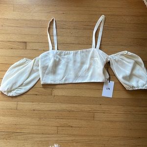 LPA Tank/off the Shoulder Cropped Top